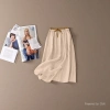 New cotton and linen mid-length women's skirt, loose and retro summer, high-waisted linen long skirt, artistic and casual. 105528674 Specification image